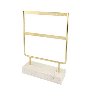 Sieraden display voor oorbellen Natural-gold