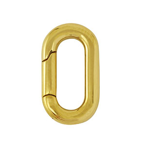 Benodigdheden van Stainless steel Roestvrij staal (RVS) clasp oval Gold