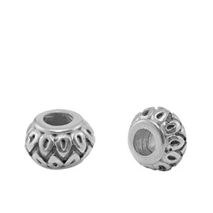 Kralen van Stainless steel Roestvrij staal Silver