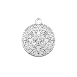 Bedels van Stainless steel Roestvrij staal (RVS) compass Silver