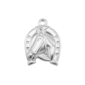 Bedels van Stainless steel Roestvrij staal (RVS) horse Silver
