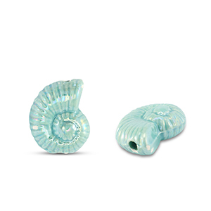 Grieks keramiek DQ shell Turquoise blue