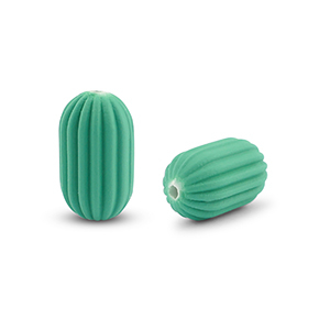 Acryl kralen oval Green