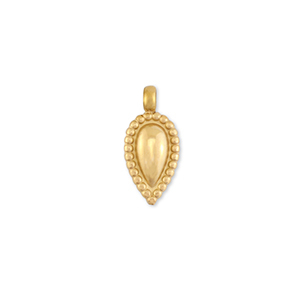 Bedels van Stainless steel Roestvrij staal (RVS) drop Gold
