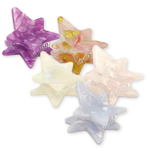 Haaraccessoires haarklemmen mix ster Purple-pink