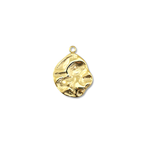 Bedels van Stainless steel Roestvrij staal (RVS) round Gold