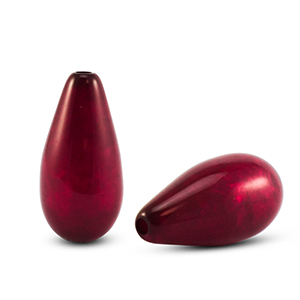 Polaris kralen druppel vorm Polmo Wine red