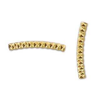 Kralen van stainless steel Roestvrij staal (RVS) tube Gold
