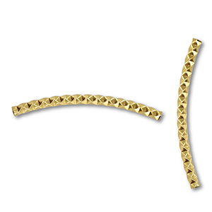 Kralen van stainless steel Roestvrij staal (RVS) tube Gold