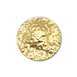 Bedels van Stainless steel Roestvrijstaal (RVS) round Gold