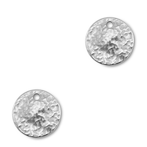 Bedels van Stainless steel Roestvrijstaal (RVS) round Silver