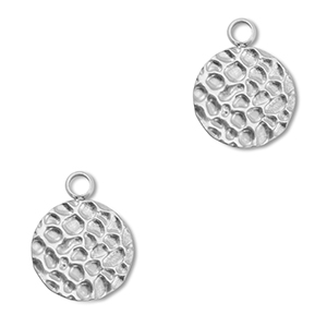 Bedels van Stainless steel Roestvrijstaal (RVS) round Silver