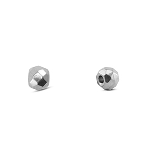 Kralen van Stainless steel Roestvrij staal (RVS) Silver