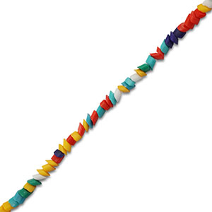 Glas kralen rhomboid Multicolor