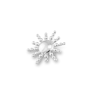Broches sun Silver