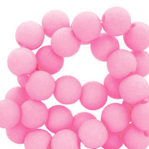 4 mm kralen van acryl Pink