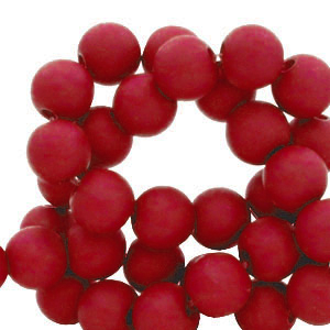 4 mm kralen van acryl Red