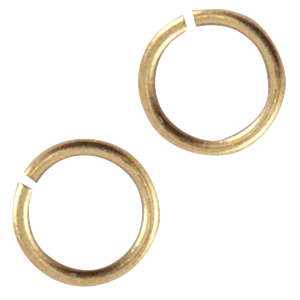 DQ metalen buigring 4.5mm Antiek brons (nikkelvrij)