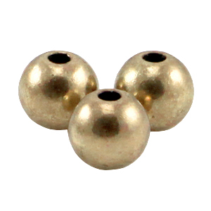 DQ metalen kraal rond 3mm Antiek brons (nikkelvrij)