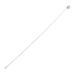 Metaal onderdelen DQ nietstift met bolletje 50mm Licht zilver (nikkelvrij)&nbsp;