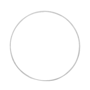Metaal onderdelen DQ dichte ring 30mm Antiek zilver (nikkelvrij)