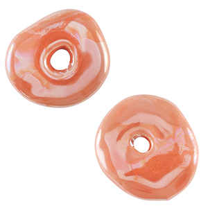 Grieks keramiek DQ donut Blush orange
