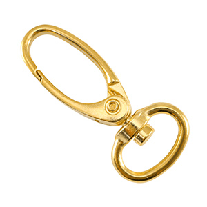Metaal onderdelen DQ sleutelhanger 41mm Goud (nikkelvrij)