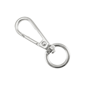 Metaal onderdelen DQ sleutelhanger 40mm Antiek zilver (nikkelvrij)