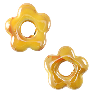 Grieks keramiek DQ flower Warm yellow
