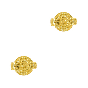 Metaal kralen DQ shell Goud (nikkelvrij)