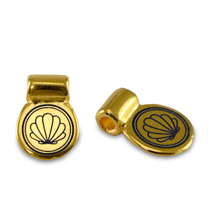 Metaal schuivers DQ shell Goud (nikkelvrij)