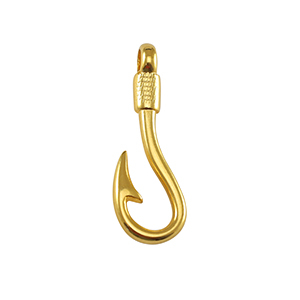 Metaal onderdelen DQ lock fishing hook Goud (nikkelvrij)
