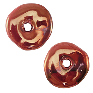 Grieks keramiek DQ donut Harvest orange-brown