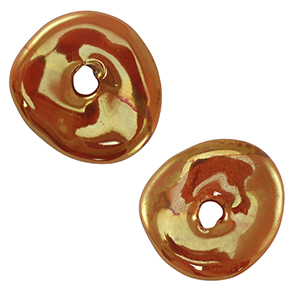 Grieks keramiek DQ donut Autumn orange