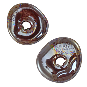 Grieks keramiek DQ donut Dark brick brown