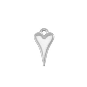 Metaal bedels DQ heart Antiek zilver