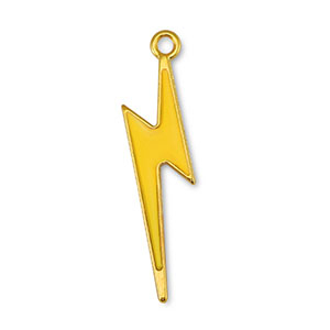 Metaal bedels DQ thunder Yellow-Goud (nikkelvrij)