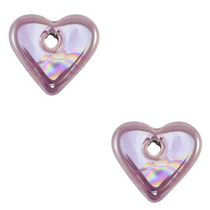 Grieks keramiek DQ heart Purple