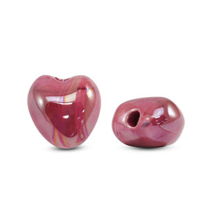 Grieks keramiek DQ heart Fuchsia