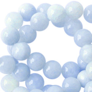 6mm kralen natuursteen Light blue