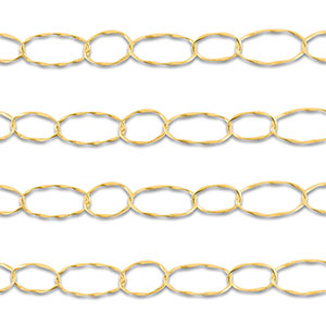 Benodigdheden van Stainless steel Roestvrij staal (RVS) jasseron oval Gold