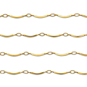 Benodigdheden van Stainless steel Roestvrij staal (RVS) jasseron curved Gold