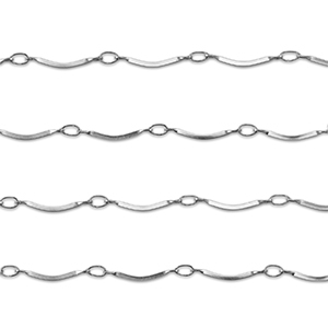 Benodigdheden van Stainless steel Roestvrij staal (RVS) jasseron curved Silver