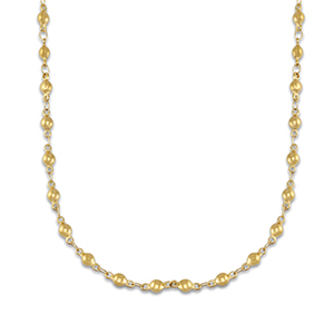 Kettingen van Stainless steel Roestvrij staal (RVS) ball Gold