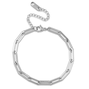 Schakelarmbanden van Stainless steel Roestvrij staal (RVS) Silver