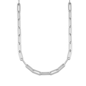 Schakelkettingen van Stainless steel Roestvrij staal (RVS) Silver