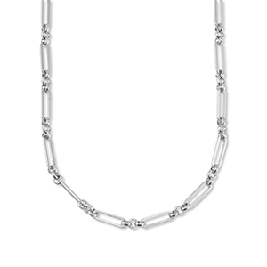 Schakelkettingen van Stainless steel Roestvrij staal (RVS) Silver