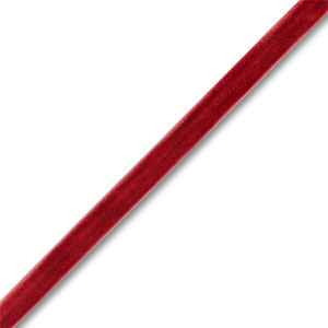 Lint van velvet Red