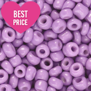 Rocailles 6/0 (4mm) Lilac purple