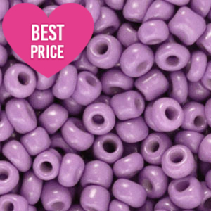 Rocailles 6/0 (4mm) Paisley purple